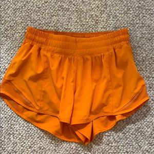 COPY - Lululemon Hotty Hot Shorts - orange